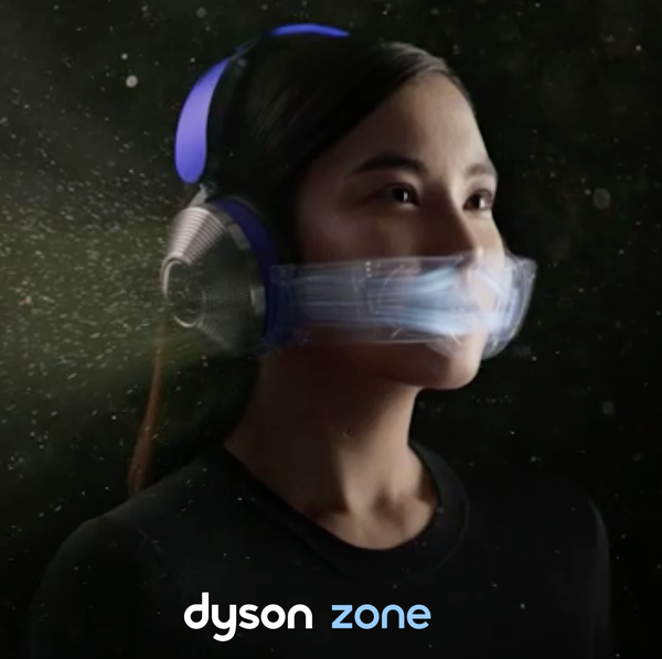 Sign up to be among the first to hear more about Dyson Zone™ air-purifying headphones.
