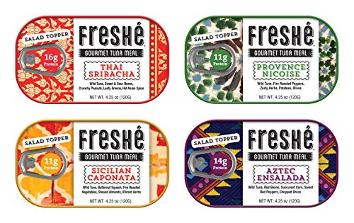 Freshé Gourmet Canned Tuna Variety Pack (4 Pack)