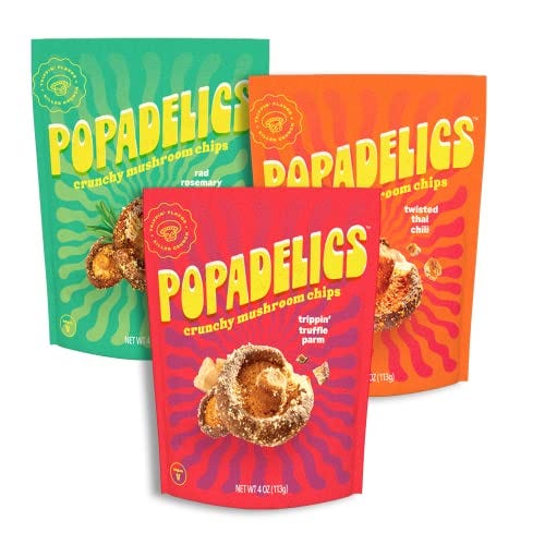 Popadelics Crunchy Mushroom Chips 