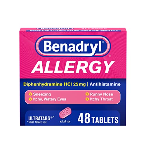 Benadryl Antihistamine Allergy Relief Medicine