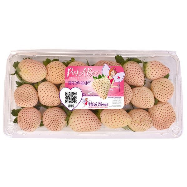 Pink-A-Boo Pineberries