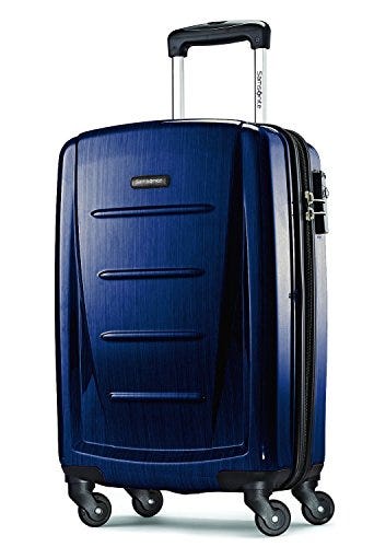 Samsonite Winfield 2 Hardside Suitcase with Spinning Wheels, Dark Blue, 20