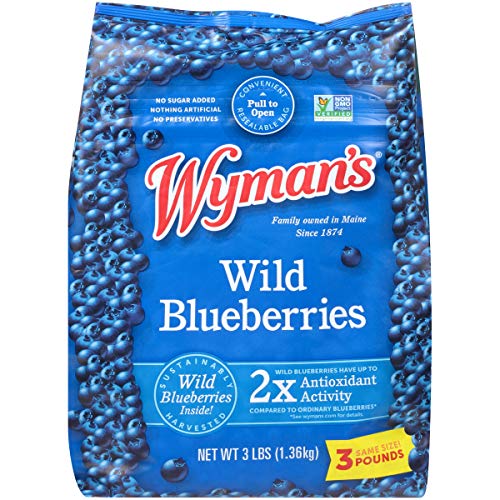 Wyman's of Maine, Wild Blueberries, 3 Pound (Packaging May Vary)