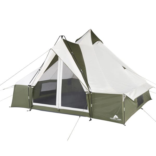 Ozark Trail Hazel Creek 8 Person Lodge Camping Tent with Covered Entrance