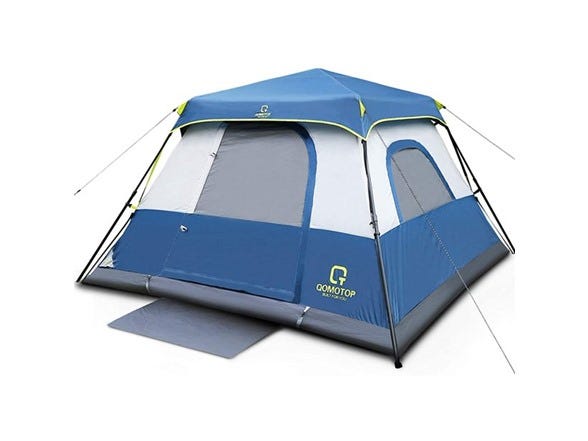 QOMOTOP 4 Person Camping Tent