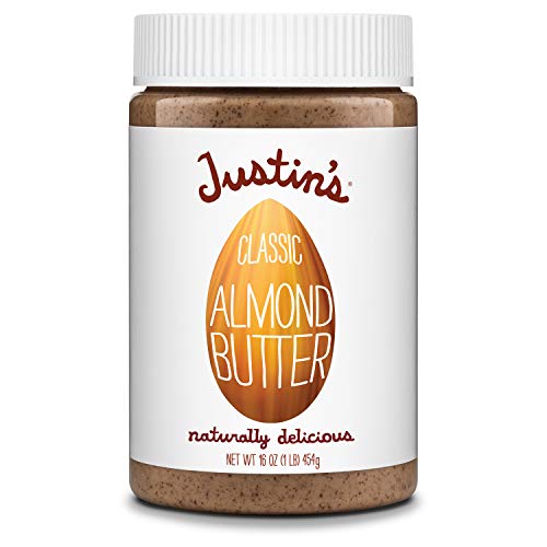 Justin's Classic Almond Butter, 16 Ounce Jar, Pack of 1