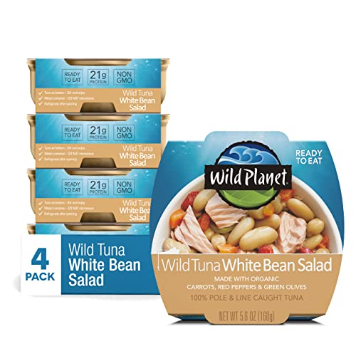 Wild Planet Ready-To-Eat Wild Tuna White Bean Salad 