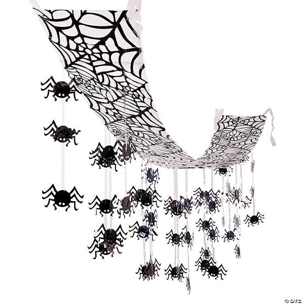 12 Ft. Hanging Spider Ceiling Halloween Decoration
