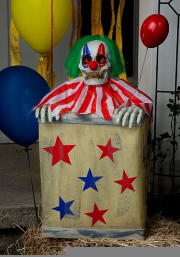 Animated Evil Clown in Box 