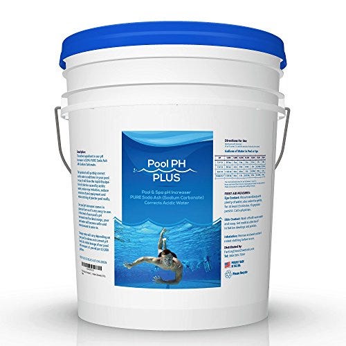 pH increaser for hot tubs and pools 