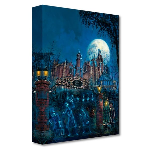 The Haunted Mansion ''Haunted Mansion'' by Rodel Gonzalez Canvas Artwork - Limited Edition