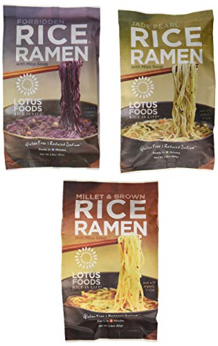 Lotus Foods Gluten-Free Vegan Ramen & Miso Soup, 6-Pack