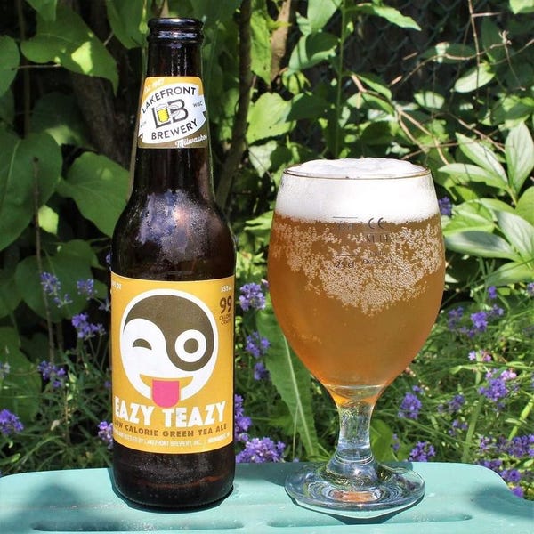 Lakefront Brewing Eazy Teazy Green Tea Ale