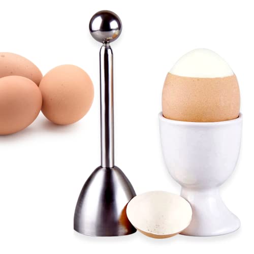 Visland Egg Cup Holder for Soft Boiled Eggs Stainless Steel Egg Tray  Kitchen Tool