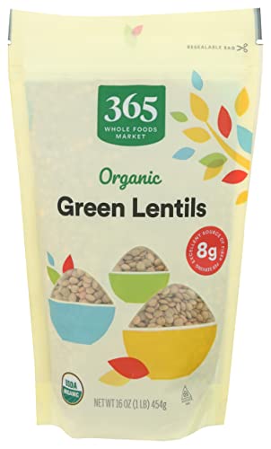 365 by Whole Foods Market, Lentils Green Organic, 16 oz