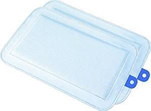 DryFur Pet Carrier Insert Pads Size Small 19.5in x 12.5in Blue - 2 Pack