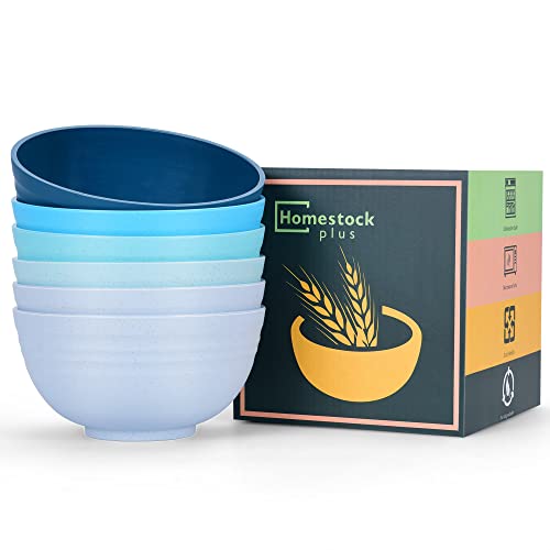 [Set of 6] Unbreakable Cereal Bowls 