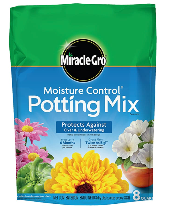 Miracle-Gro Moisture Control Potting Mix: