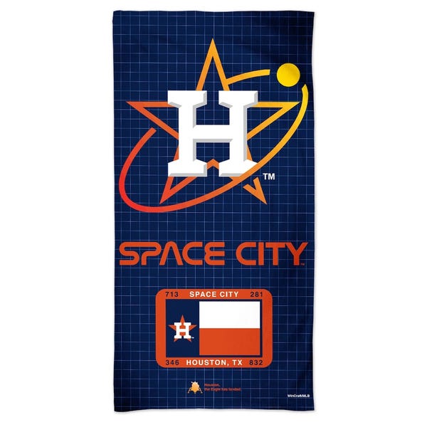 Houston Astros 30'' x 60'' City Connect Spectra Beach Towel