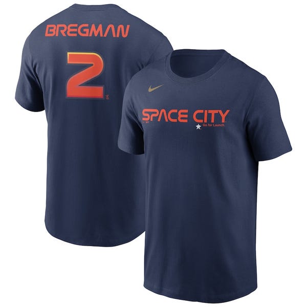 Alex Bregman Houston Astros 2022 City Connect T Shirt