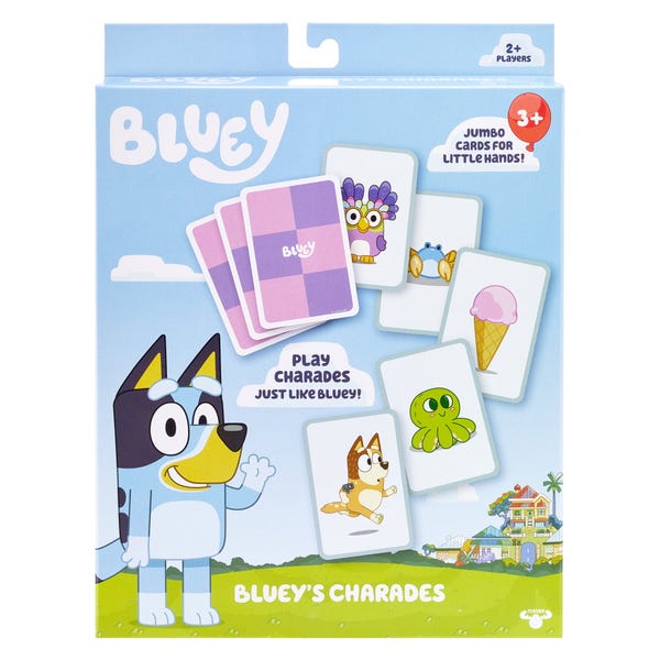 Bluey Charades, Games, Family, Preschool, Ages 3+