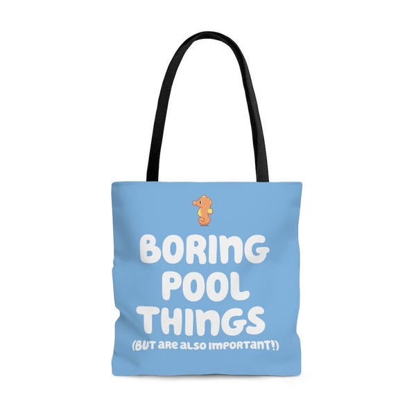 Boring Pool Things - Tote Bag