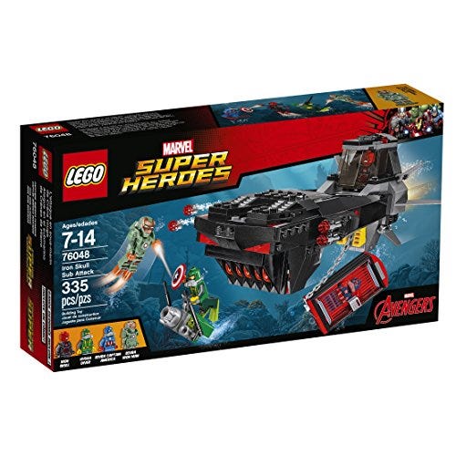 LEGO Super Heroes Iron Skull Sub Attack Building Kit