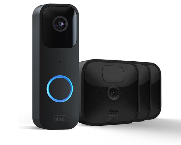 
Blink Video Doorbell + 3 Outdoor Camera System