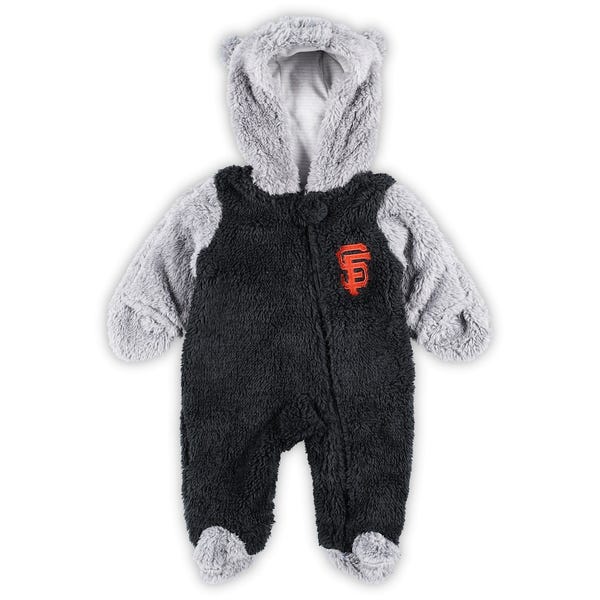San Francisco Giants Newborn and Infant Fleece Full-Zip Sleeper