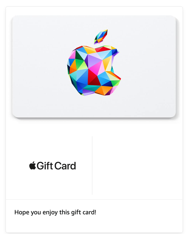 Apple Gift Card offer