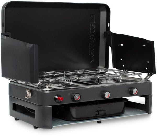 Zempire 2-Burner Deluxe & Grill High-Pressure Camping Stove