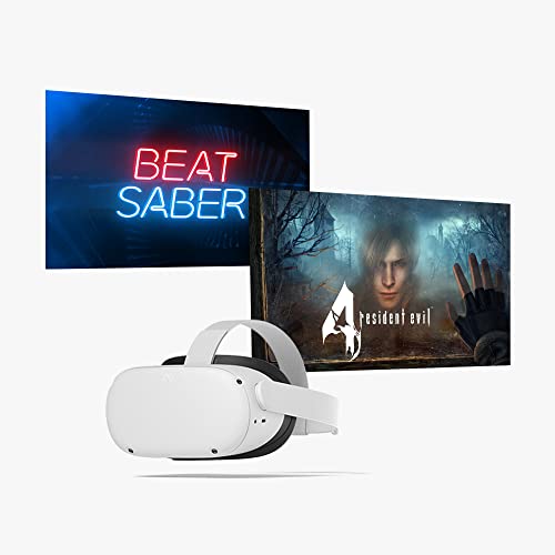 Meta Quest 2 Resident Evil 4 bundle with Beat Saber 128 GB 