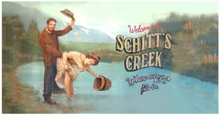 Schitt Swag Creek Large Magnet - Schitt's Town Sign - 7" by 3.5" 