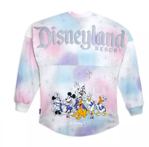 Disney, Tops, Walt Disney World Parks Tie Dye Pastel Official Spirit  Jersey Sparkle Ls Shirt