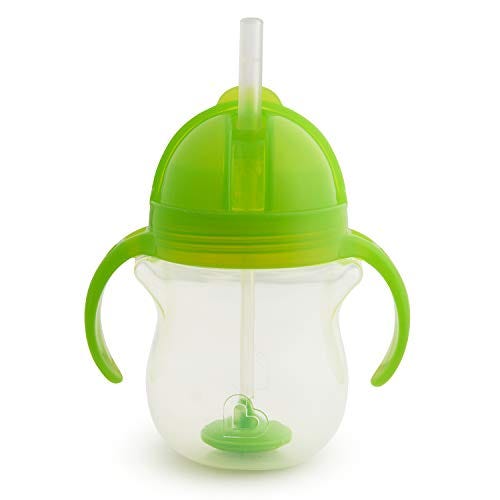 Munchkin Any Angle Weighted Straw Trainer Cup with Click Lock Lid