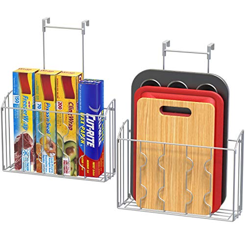 2PK - SimpleHouseware Over The Cabinet Door Organizer 