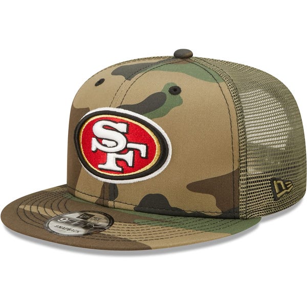 49ers camo fitted hat