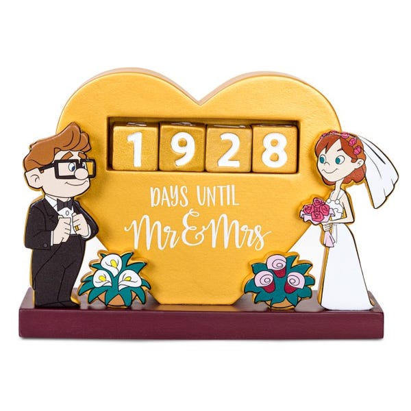 Carl and Ellie Wedding Countdown Calendar – Up