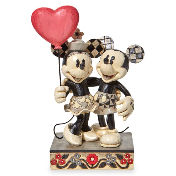 Mickey and Minnie Mouse ''Love Is in the Air'' Figure by Jim Shore