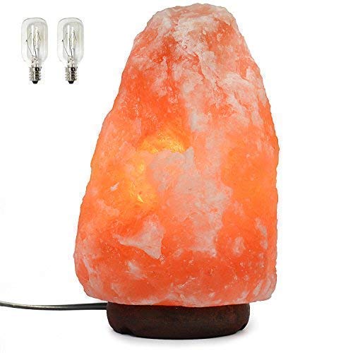 7 Inch Himalayan Salt Lamp with Dimmer Cord 