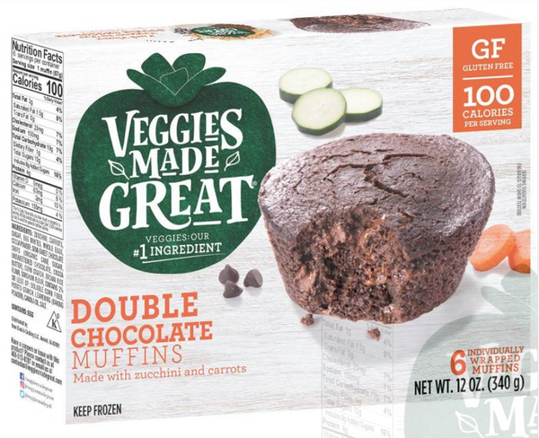 Veggies Made Great Double Chocolate Muffins, 6-Pack 