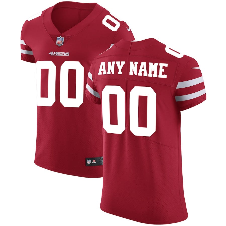 Personalized shop niners jersey