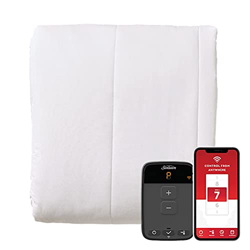 Sunbeam Polyester Wi-Fi Connected Mattress Pad