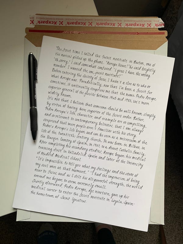 Personalized Handwritten Love Letter 