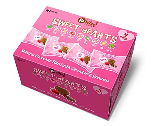 No Whey Foods - Strawberry Ganache Sweethearts (4 Pieces)