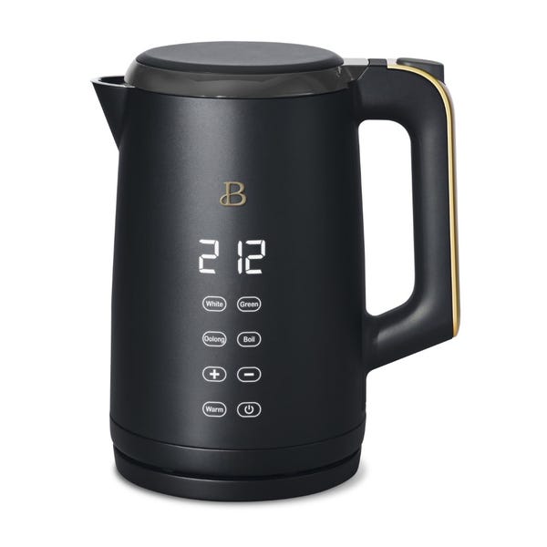 Beautiful 1.7L One-Touch Electric Kettle  Black Sesame by Drew Barrymore