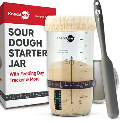 KneadAce Sourdough Starter Jar 