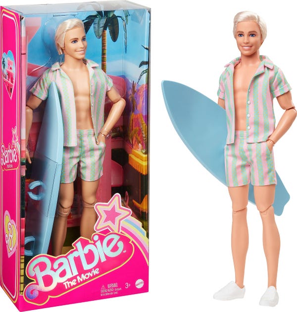 Lalka Ken z filmu Barbie