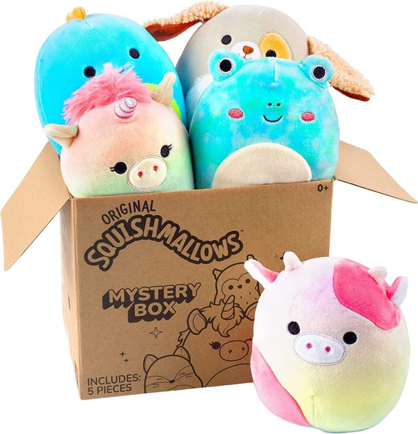 Surprise! Get this mystery Squishmallow box for 40% off at