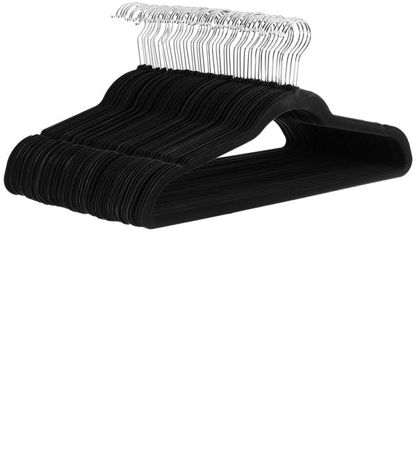 Dropship Non Slip Velvet Clothing Hangers, 100 Pack to Sell Online at a  Lower Price